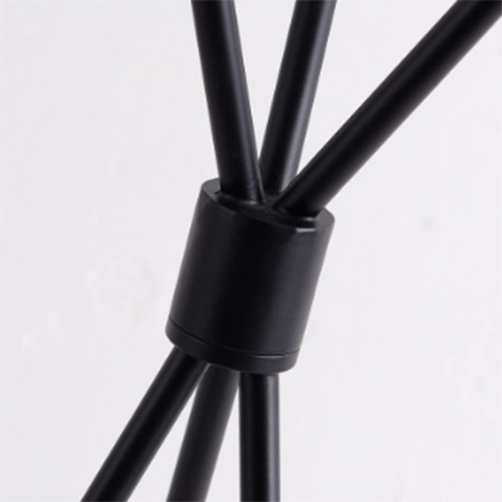 Mira Moderna Minimalista Metal Lámpara de Pie Negra