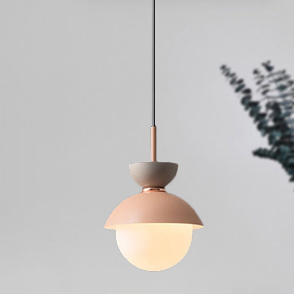 Valentina Lámpara Colgante Nordic Minimalist Globe Rosa/Gris/Azul Claro/Azul Marino
