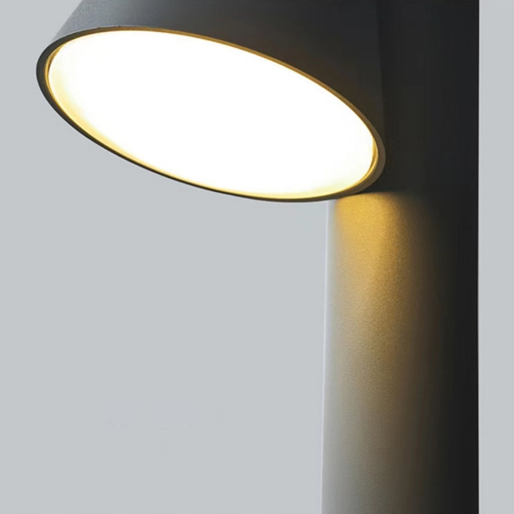 Ray Lámpara De Pie Exterior Moderna Cilíndrica Metal Patio