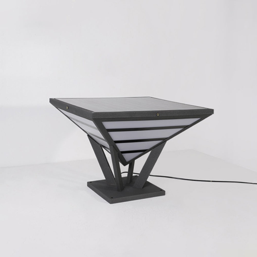 Ray Moderna Lámpara Exterior Cónico Metal Patio Jardín