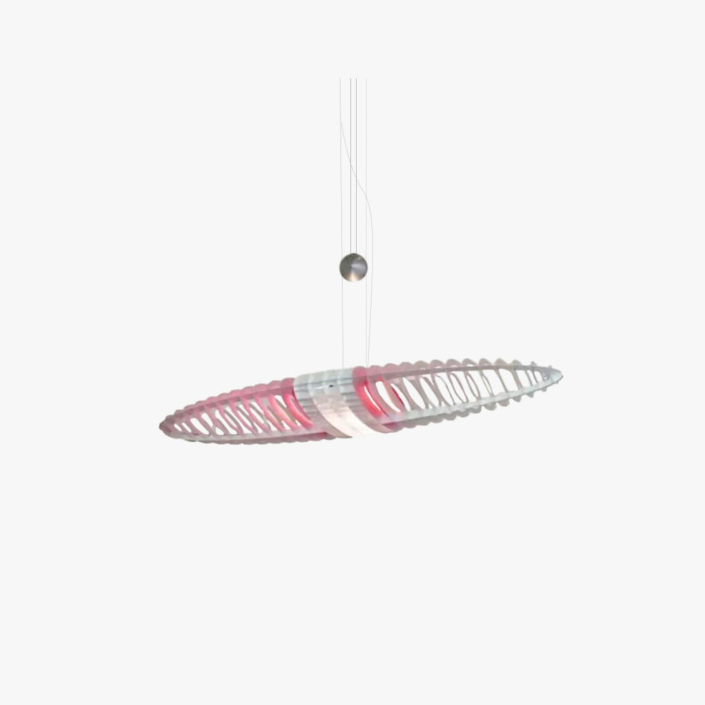 Arisha Moderna Diseño Forma de Barco Metal/Acrílico Lámpara Colgante Multicolores