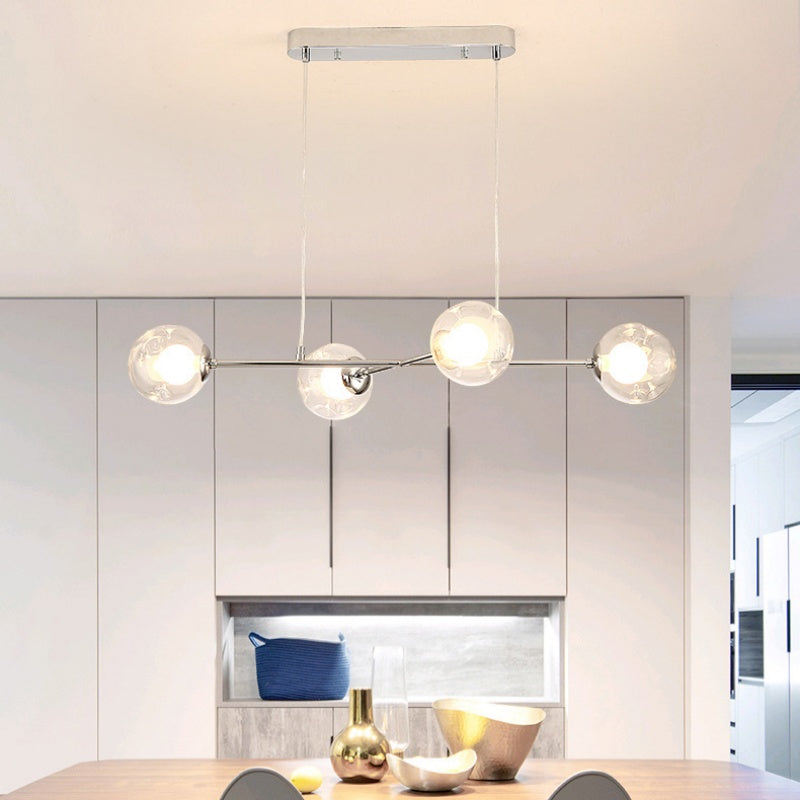 Valentina Moderno LED Lámparas de araña Cromo Vidrio Salón/Dormitorio