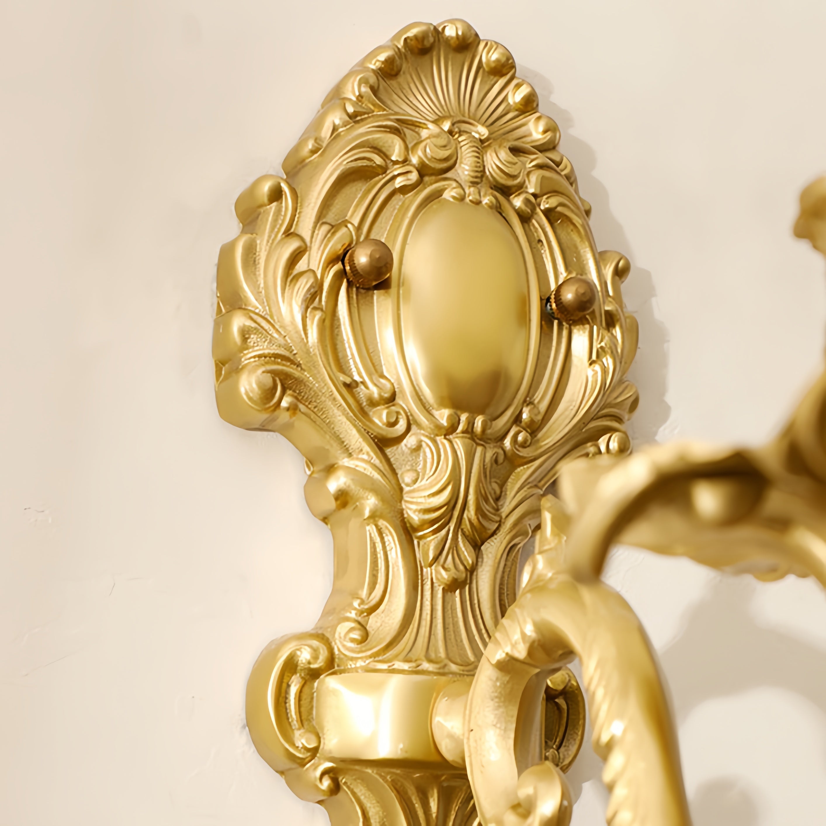 Silva Aplique de Pared LED de Lujo Vintage de Metal y Cristal