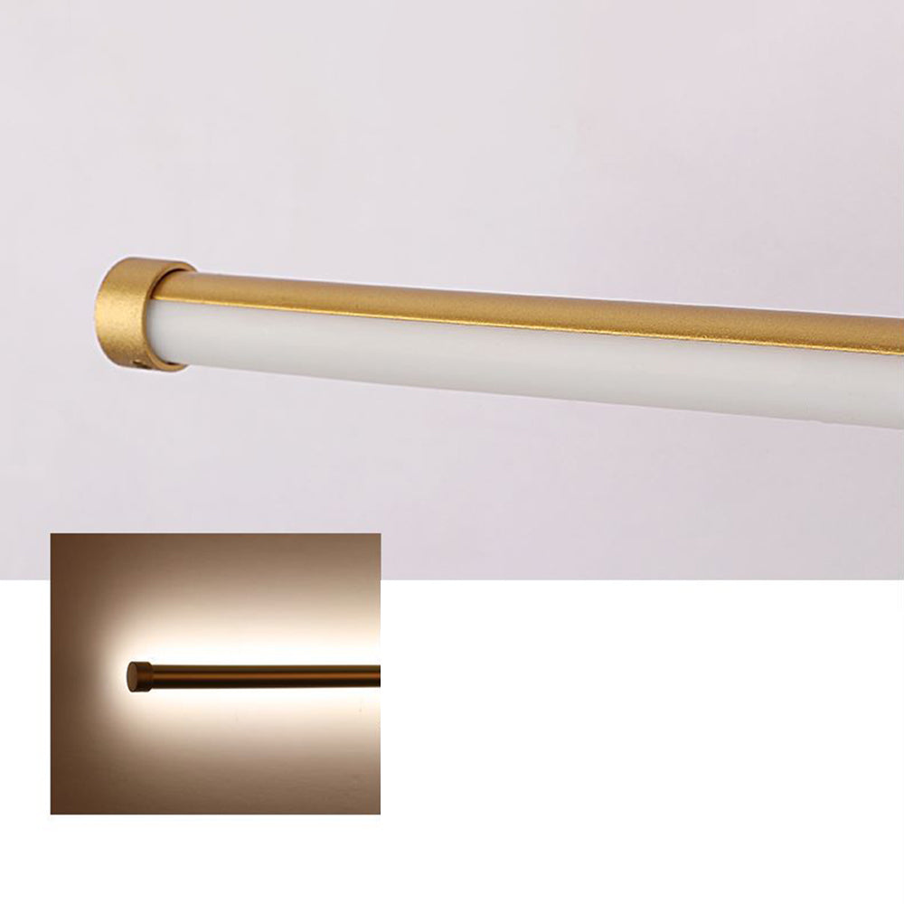 Arisha Moderno Lineal Redondo Metal LED Aplique de Pared Blanco/Negro/Dorado