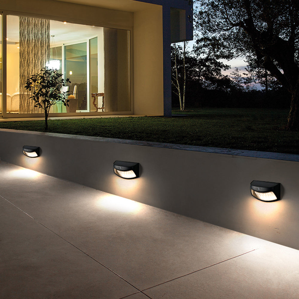 Ray Diseño Rectangular Metal Acrílico Aplique Exterior