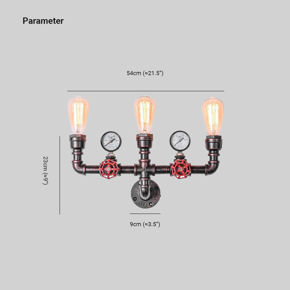 Silva Industrial LED Metal Aplique de Pared Cooper