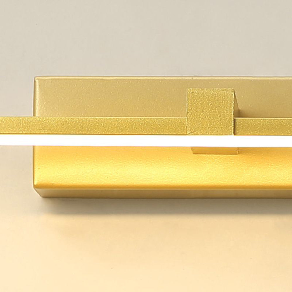 Arisha Moderno Lineal Metal/Acrílico Aplique de Pared Dorado