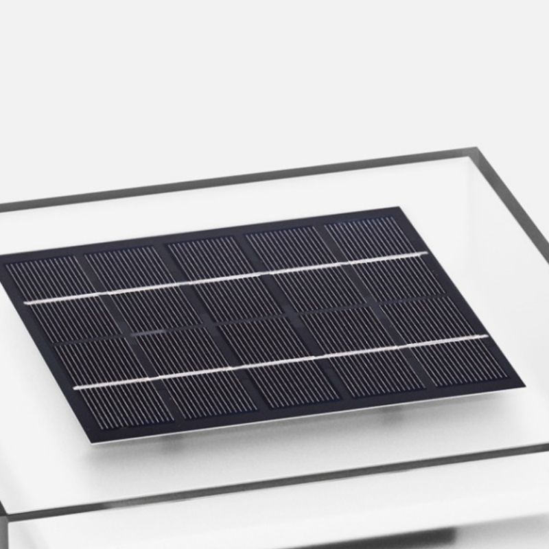 Ray Moderno Lámpara Exterior Solar Cubo Metal Patio
