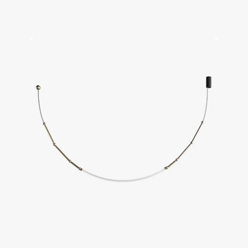 Arisha Moderna Minimalista Silicona/Metal Lámpara Colgante Negra