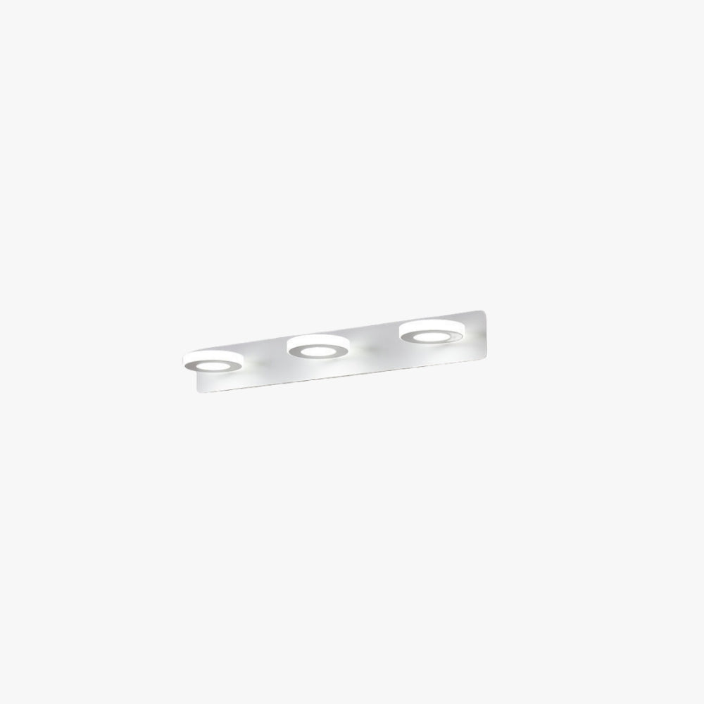 Arisha Minimalista Redondo Metal/Acrílico Aplique de Pared Blanco
