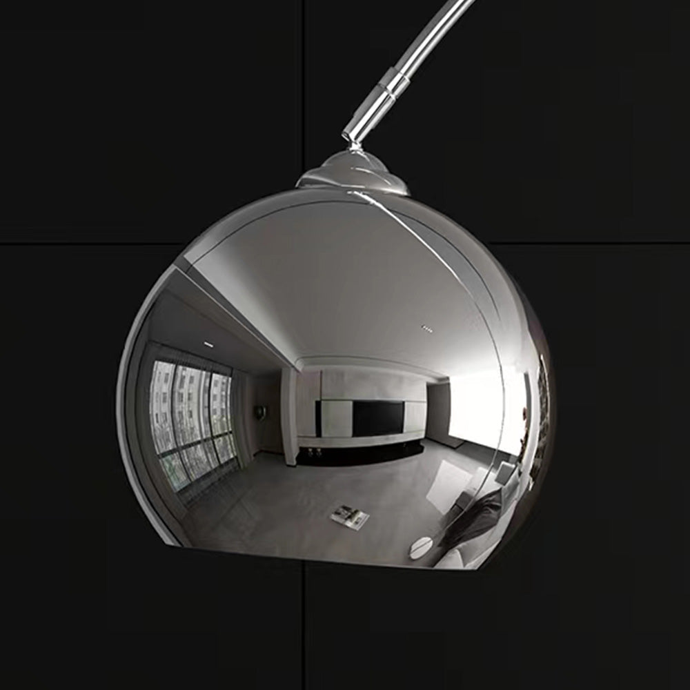 Mira Moderna Simple Metal Lámpara de Pie Plata