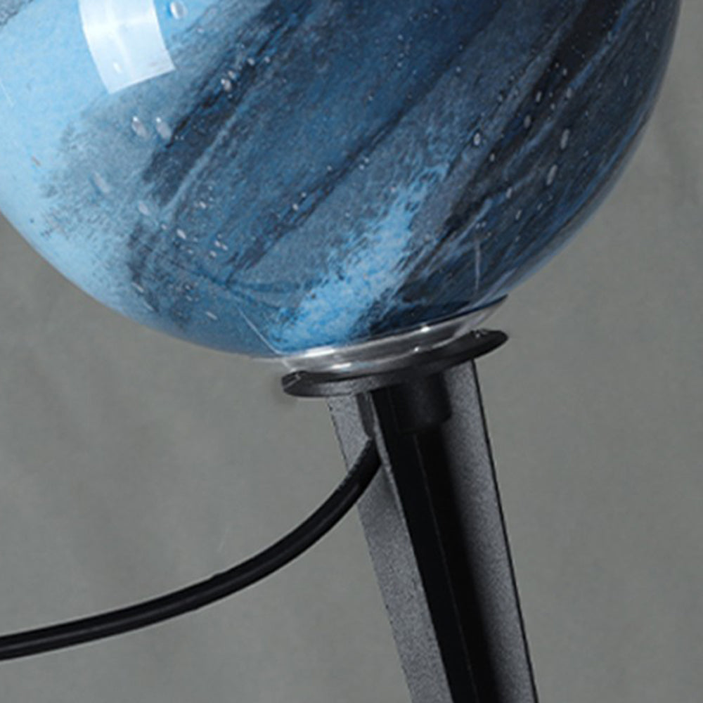Ray Decorativa Planeta Metal Acrílico Lámpara De Pie Exterior