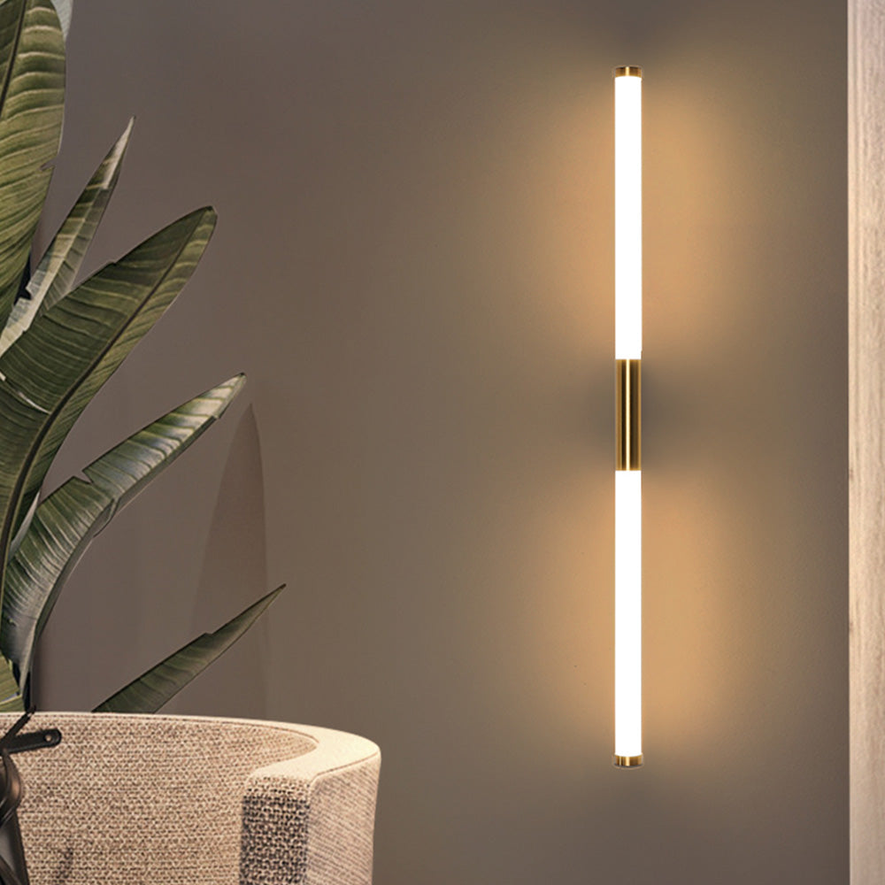 Arisha Moderno Lineal Acrílico Aplique de Pared Para Espejo Blanco