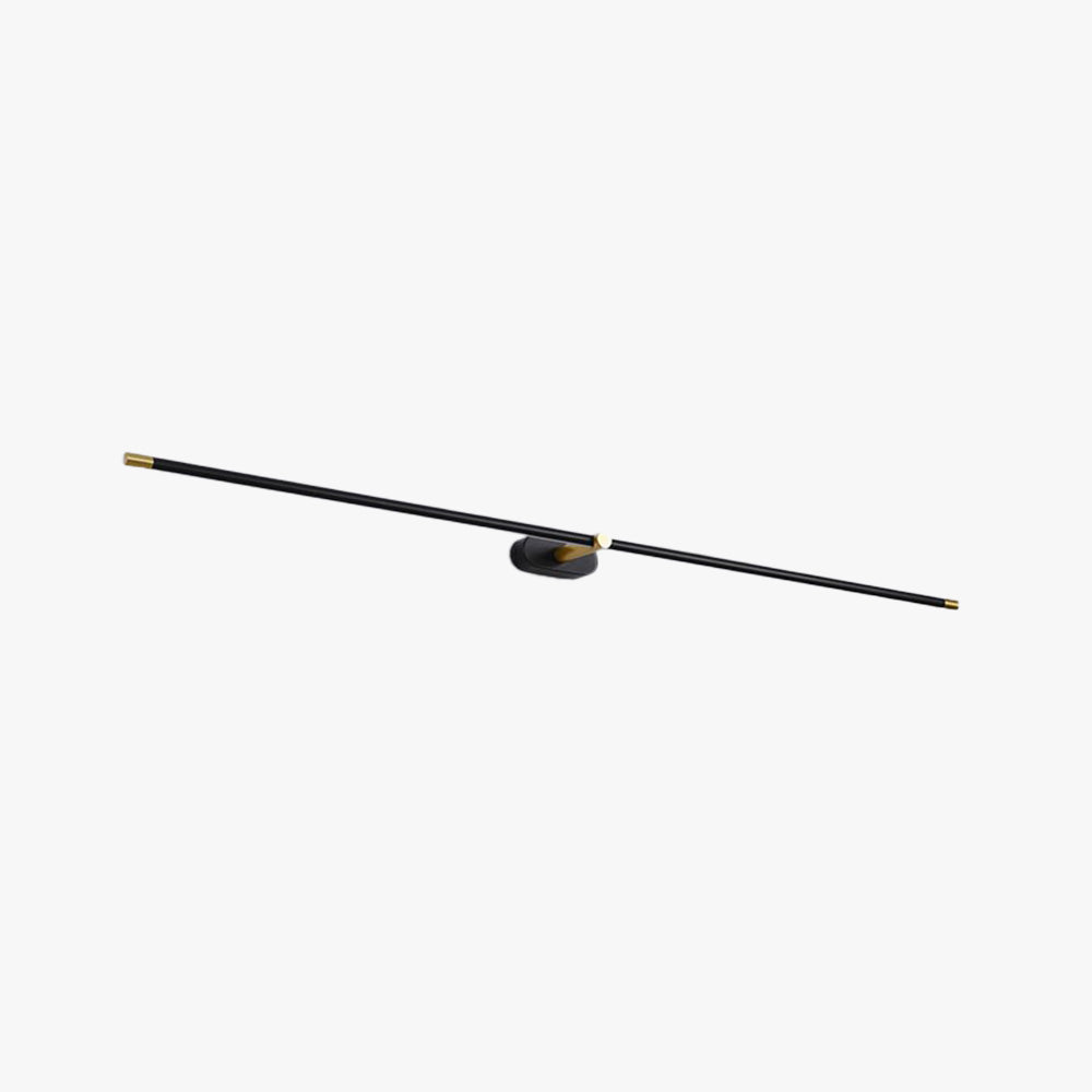 Arisha Lámpara de Pared Lineal Minimalista en Dorado y Negro
