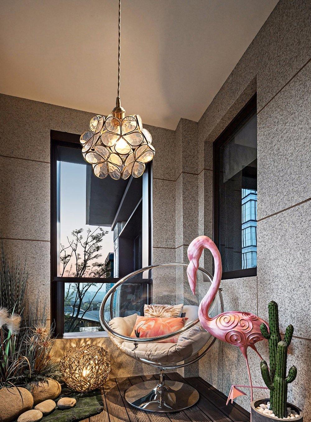 Glass Petal Pendant Light - Letslighting