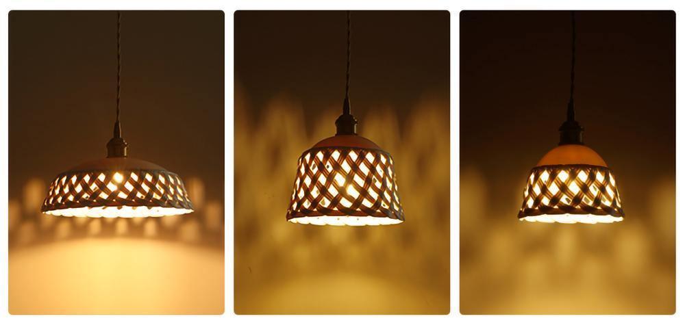 Openwork Ceramic Pendant Lamp - Letslighting