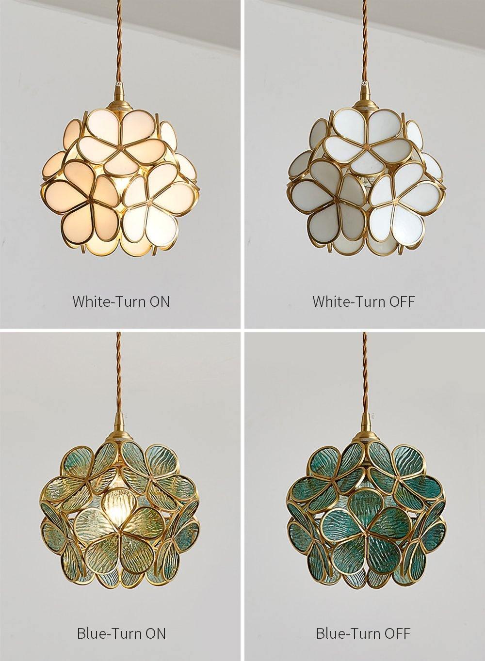 Glass Petal Pendant Light - Letslighting