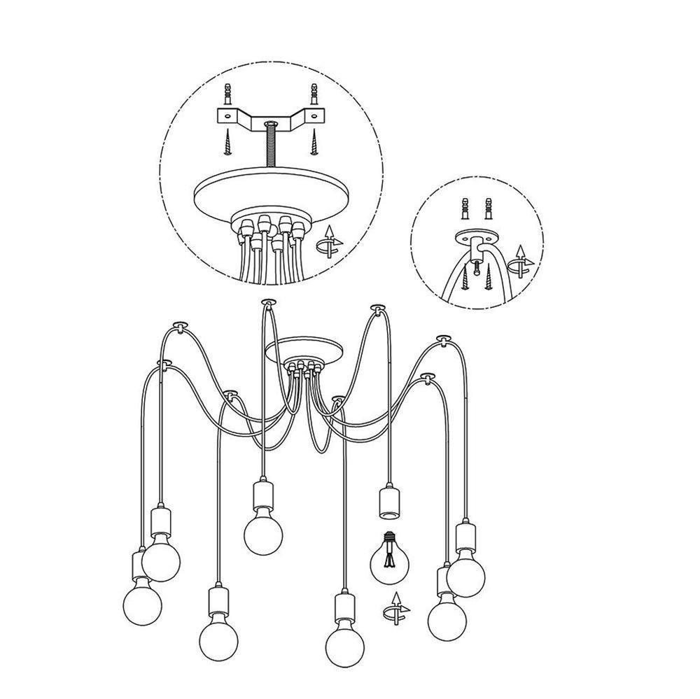 Spider Ceiling Chandelier - Letslighting