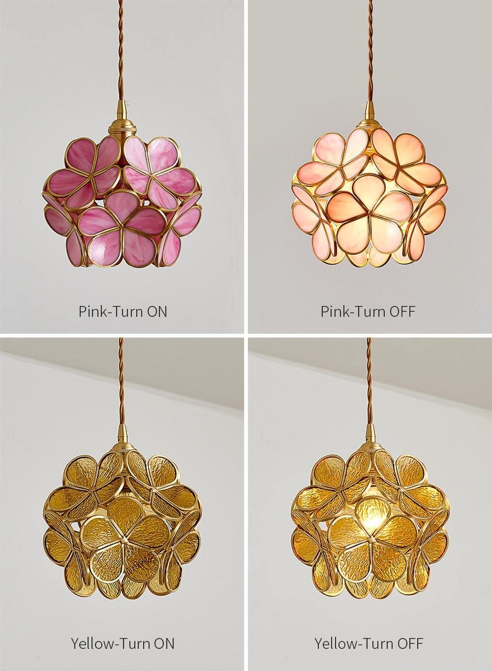 Glass Petal Pendant Light - Letslighting