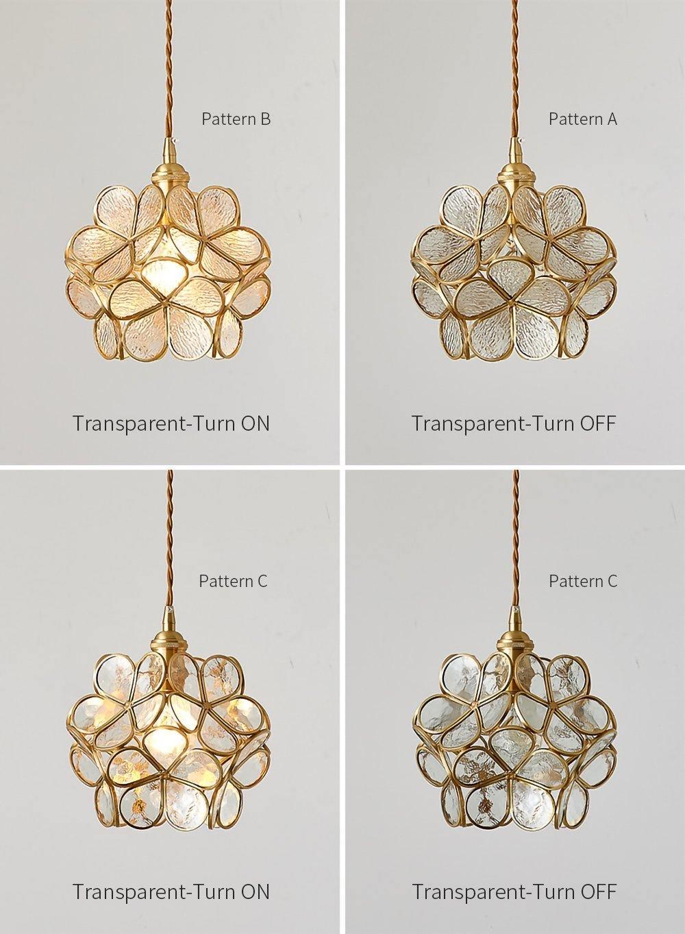 Glass Petal Pendant Light - Letslighting