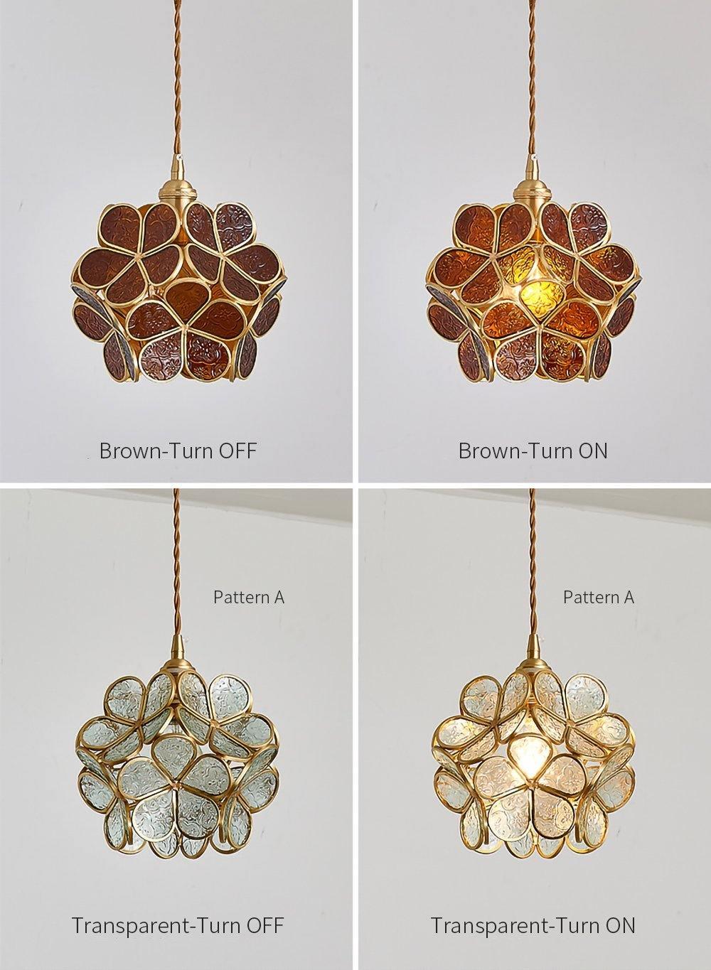 Glass Petal Pendant Light - Letslighting