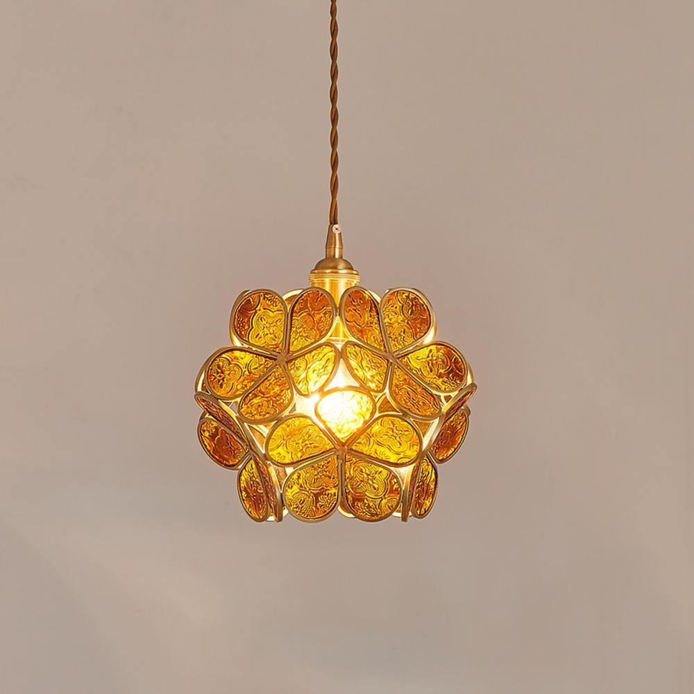 Glass Petal Pendant Light - Letslighting