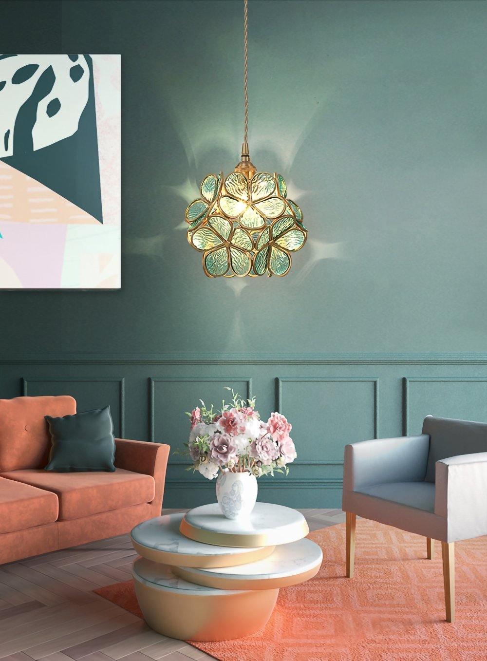 Glass Petal Pendant Light - Letslighting