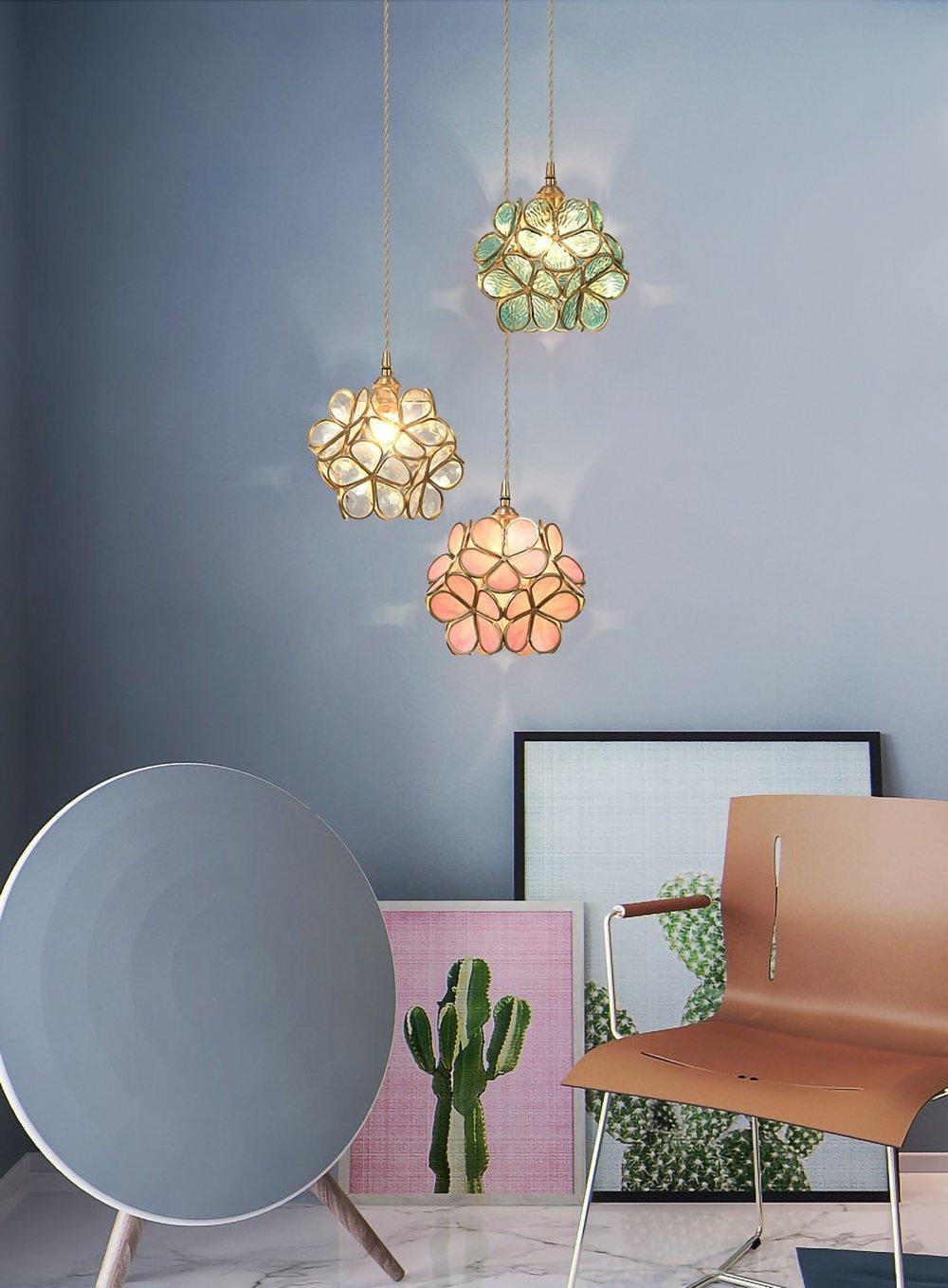 Glass Petal Pendant Light - Letslighting