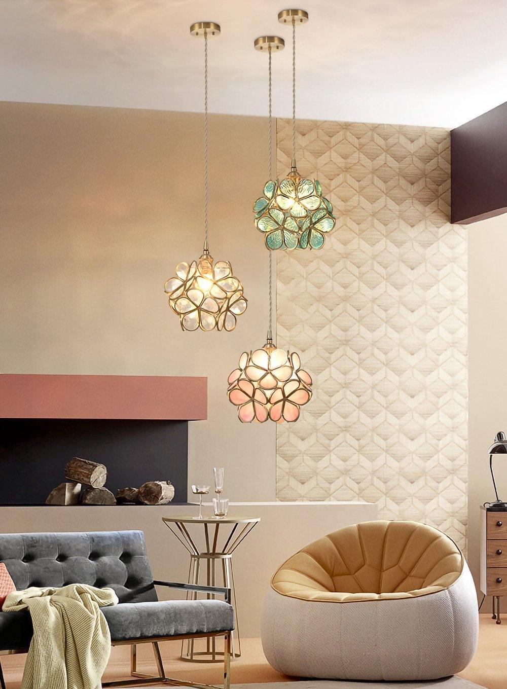 Glass Petal Pendant Light - Letslighting