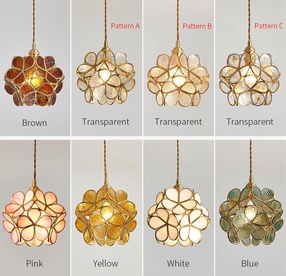 Glass Petal Pendant Light - Letslighting