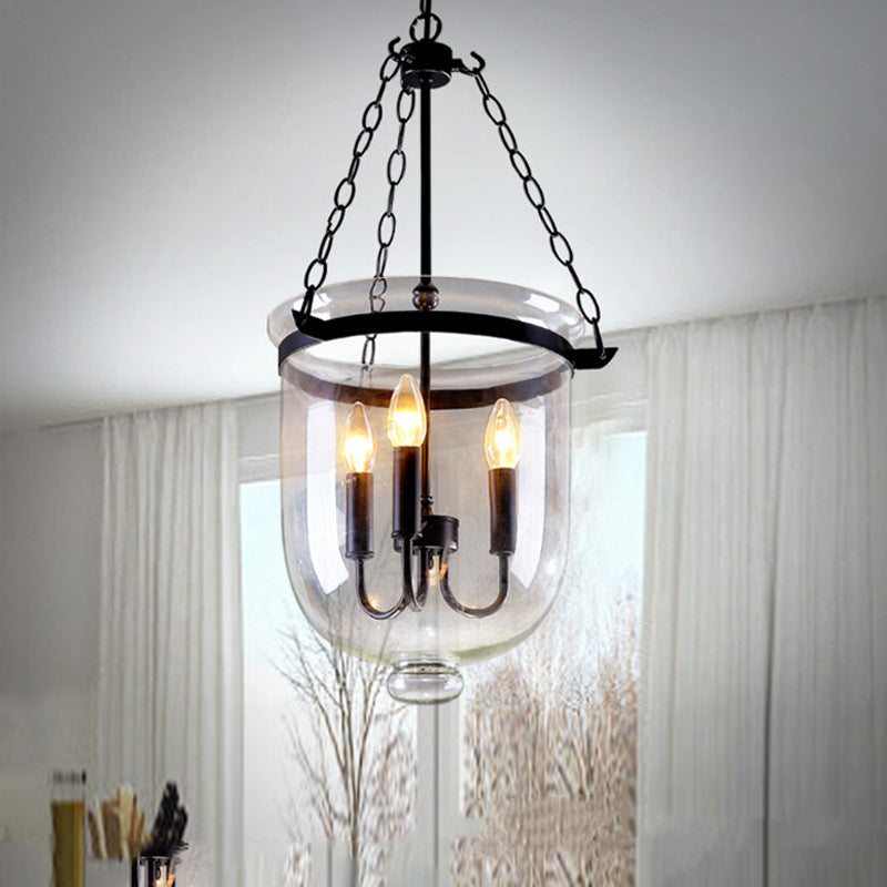 Silva Industrial Creativo LED Lámpara Colgante Metal Dormitorio