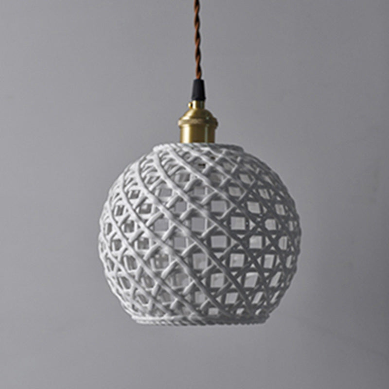 Valentina Moderno LED Lámpara Colgante Metal Blanco Azul Dormitorio/Cocina
