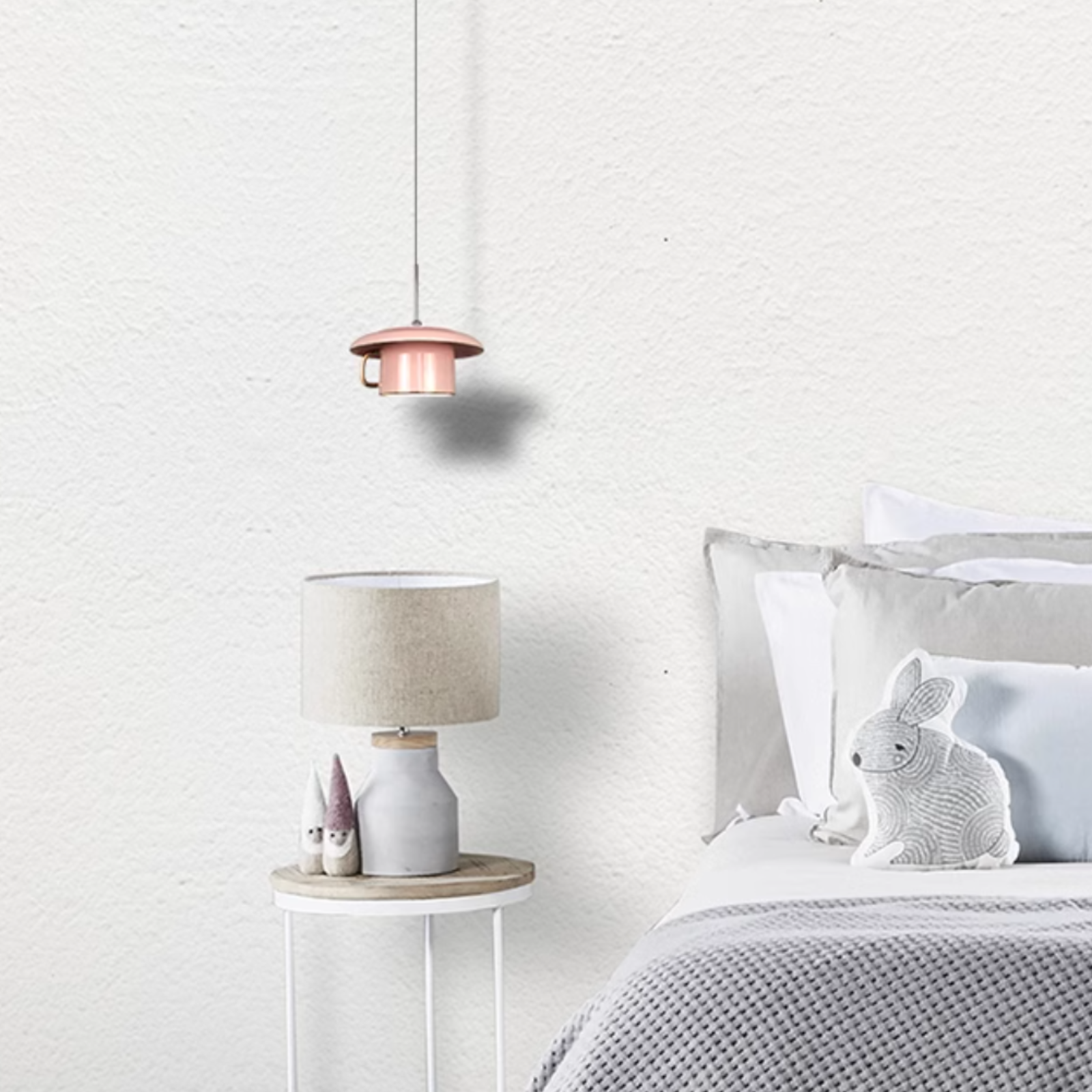 Valentina Urbano Taza Cerámico LED Lámpara Colgante Salón