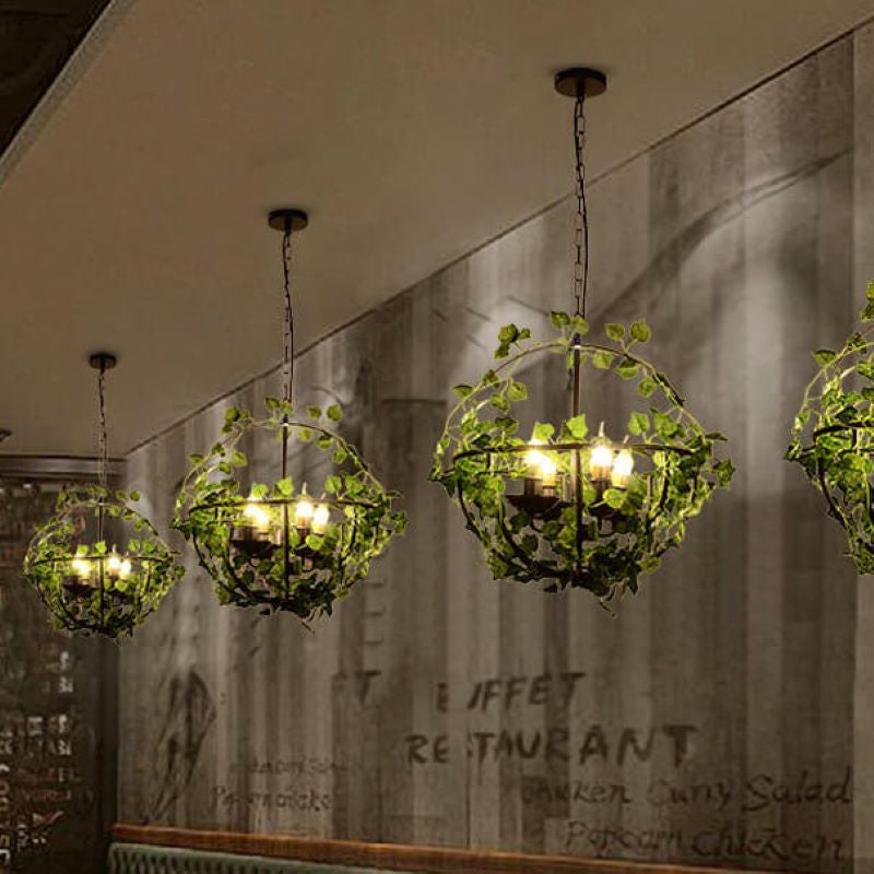 Arisha Industrial LED Lámpara Colgante Metal Sala de estar