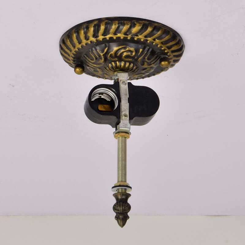 Tiffany Vintage Diseño Plafón Vidrio Metal Salón/Comedor