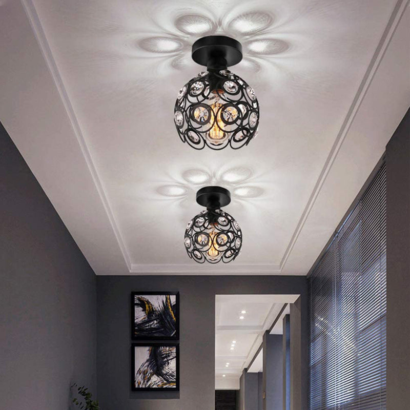Arisha Moderno Plafón Vidrio Metal Dormitorio