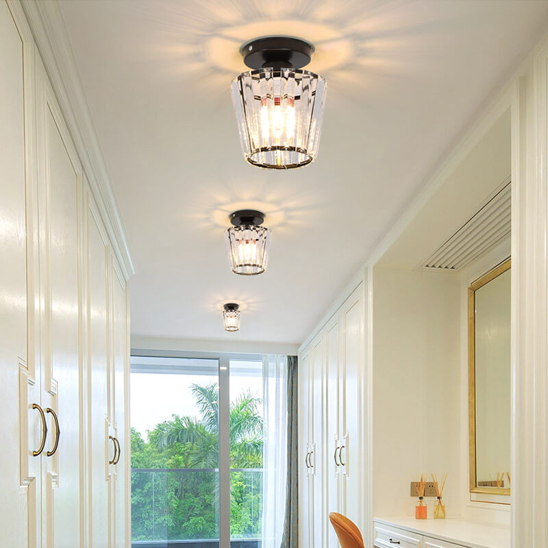 Arisha Moderno Plafón Vidrio Metal Dormitorio