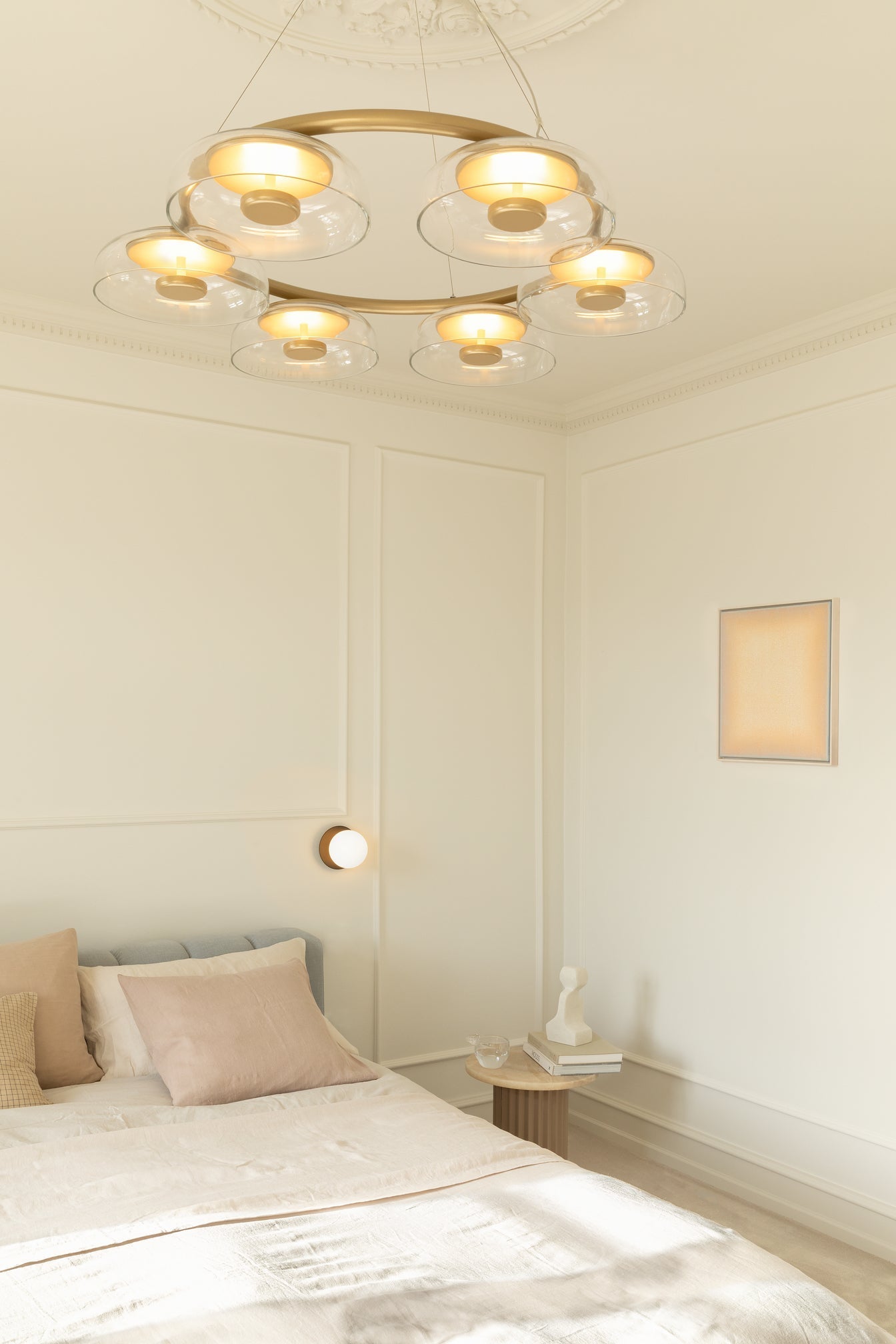 Aethera Circular Glass Chandelier - Letslighting
