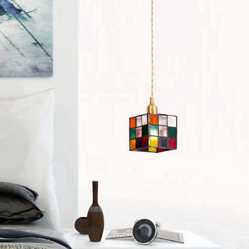 Valentina Retro LED Metal Vidrio Lámpara Colgante Dormitorio Comedor