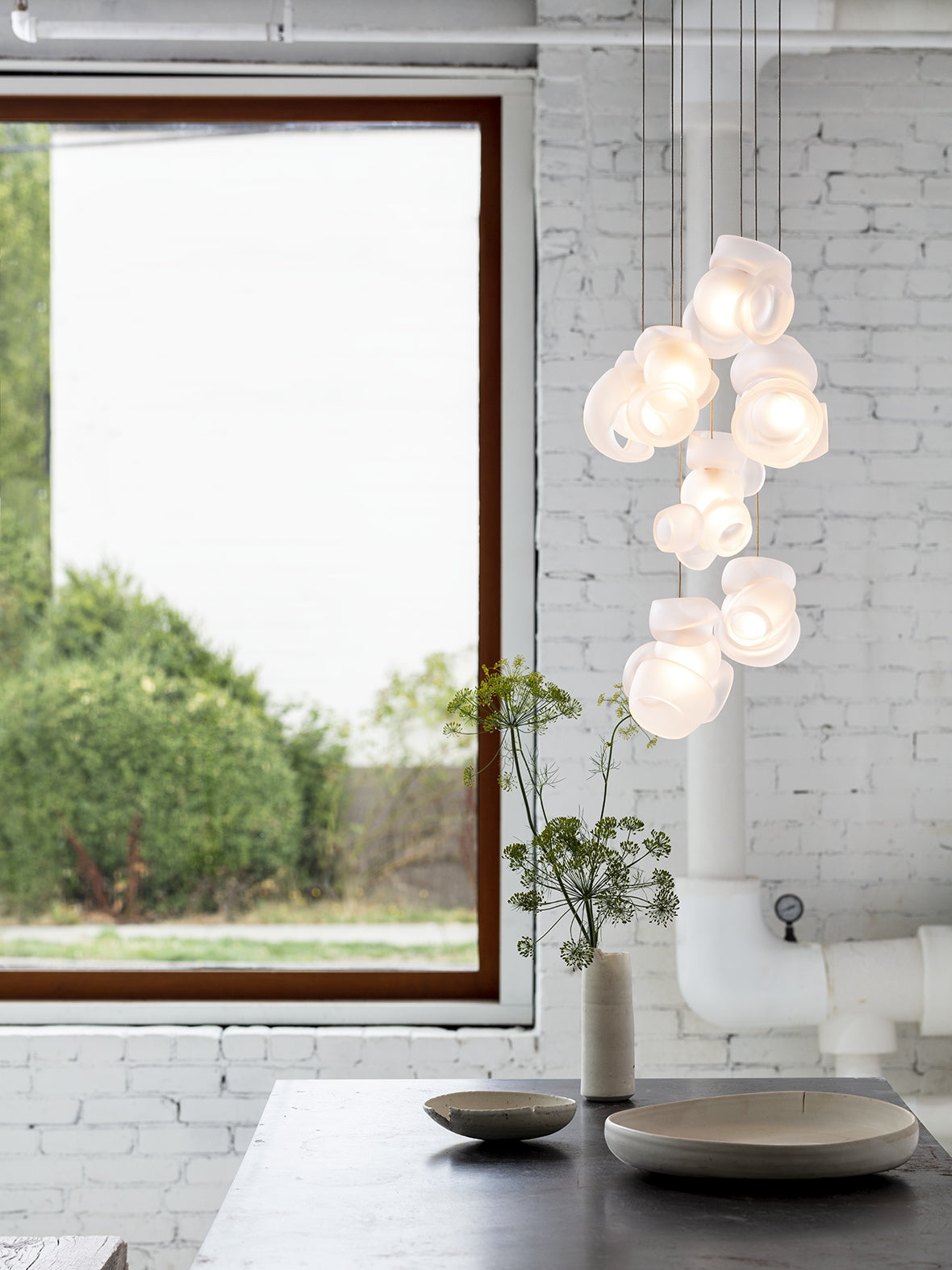 Ushaor Individual Creativity Glass Pendant Light - Lamp Copper