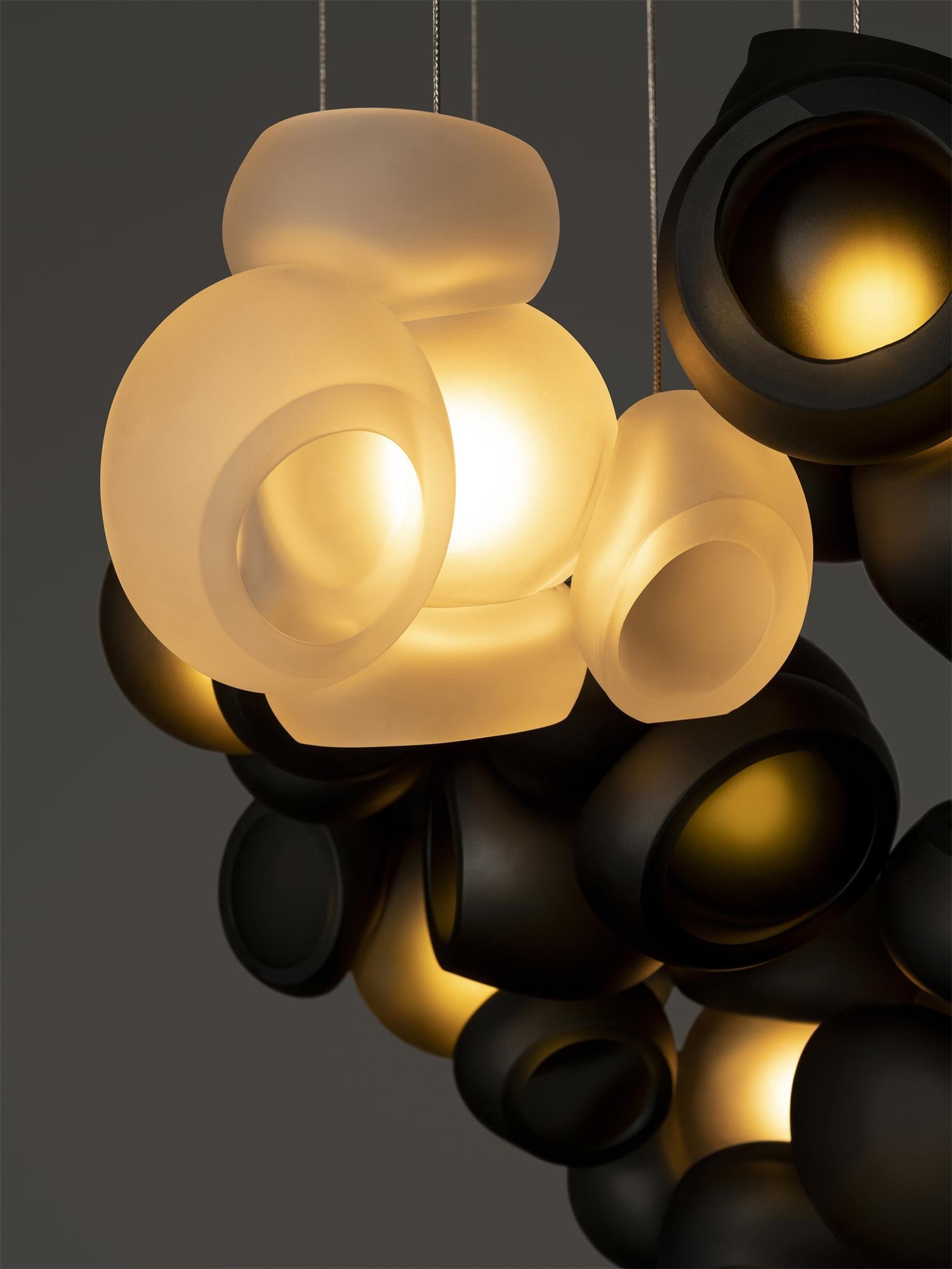 Ushaor Individual Creativity Glass Pendant Light - Lamp Copper