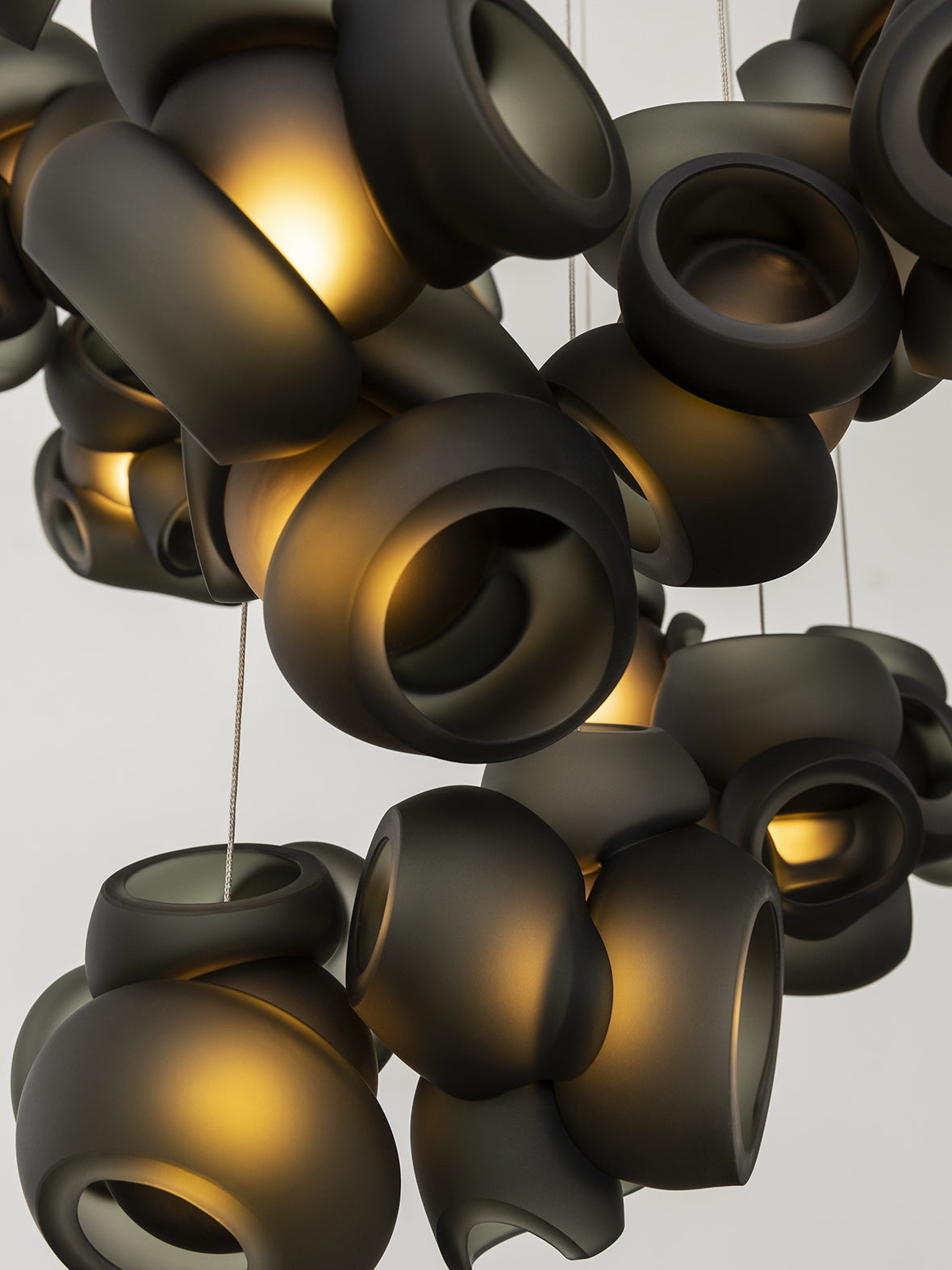 Ushaor Individual Creativity Glass Pendant Light - Lamp Copper