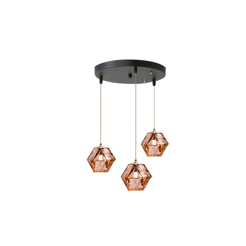 Valentina Poliedro LED Lámpara Colgante Metal/Vidrio Dormitorio/Cocina