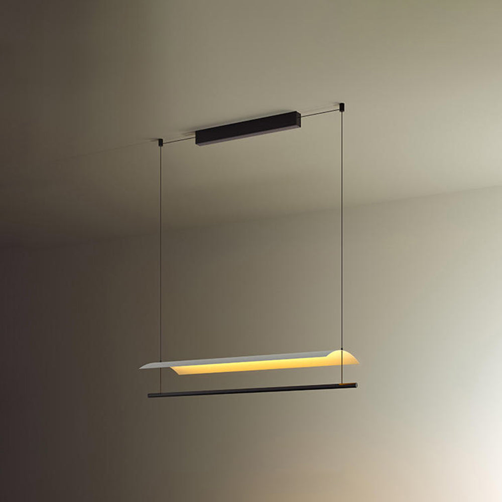 Arisha Minimalista Lineal Metal/Acrílico Lámpara Colgante