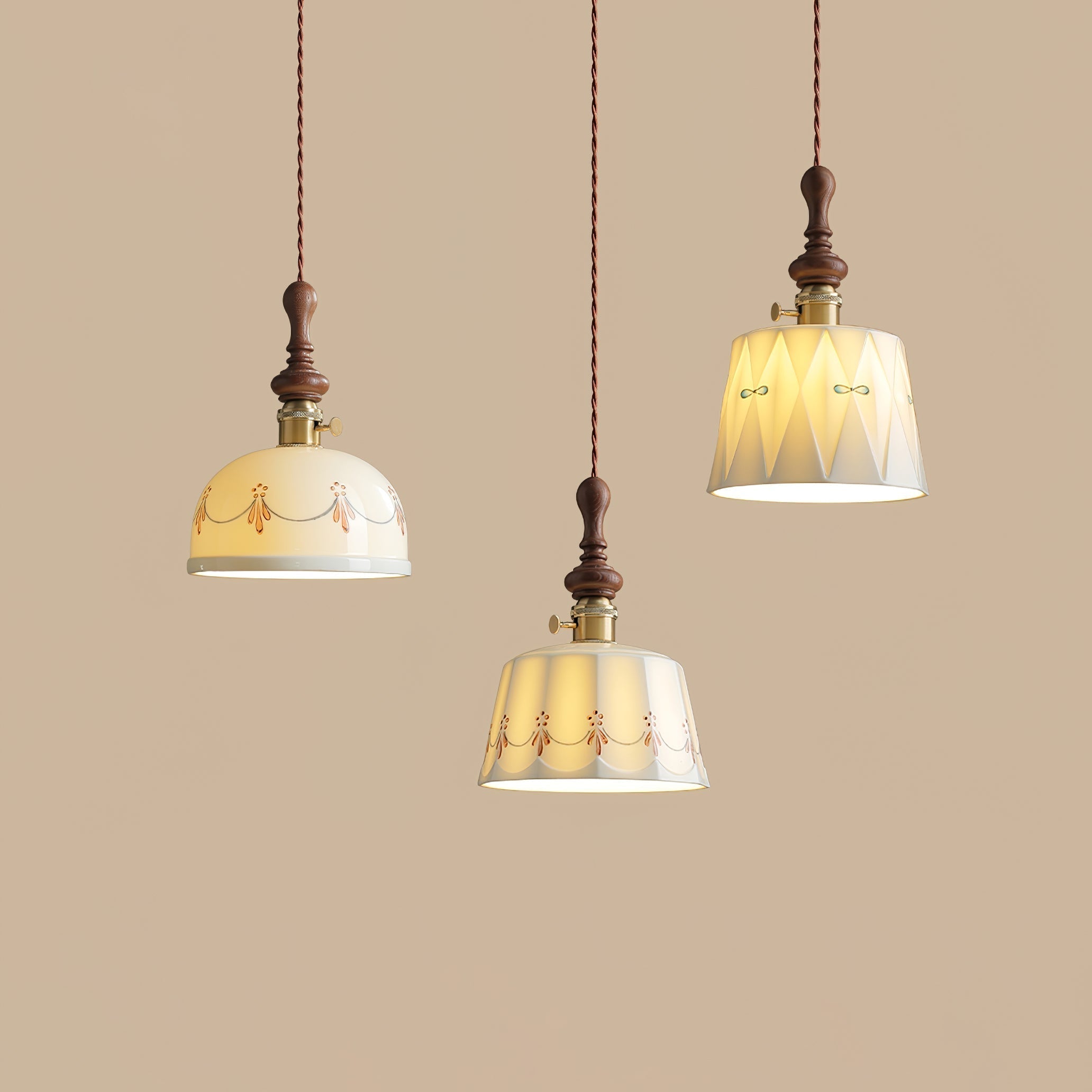 Roselind Ceramic Pendant Light - Letslighting
