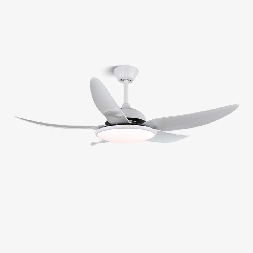 Ventilador de Techo Moderno Aquila instalado en un salón