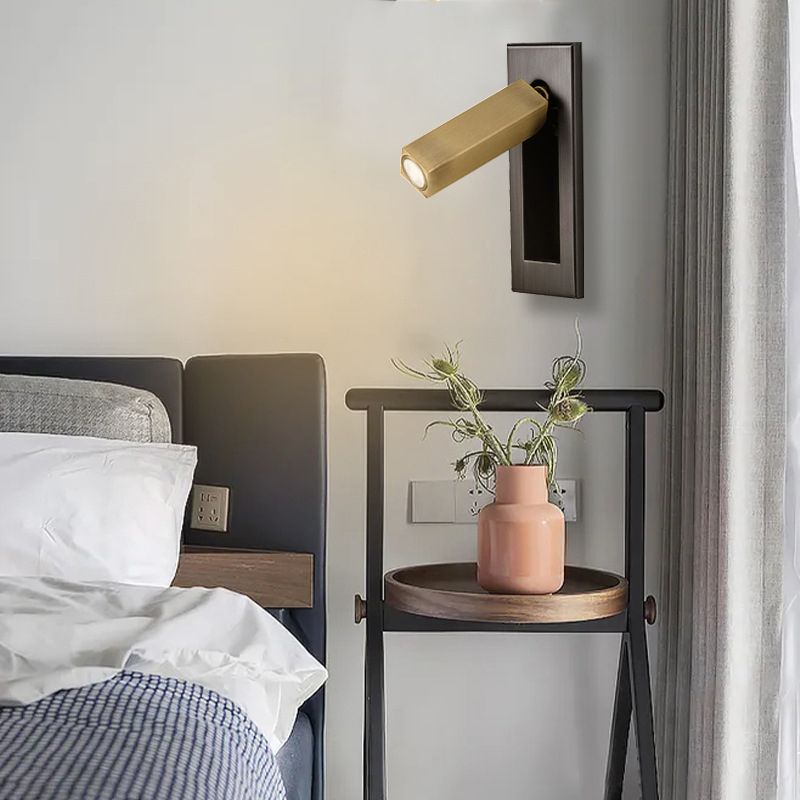 Ray Moderno LED Linterna de Pared Negro/Plata/Oro/Níquel Salón/Dormitorio Metal 15CM Largo