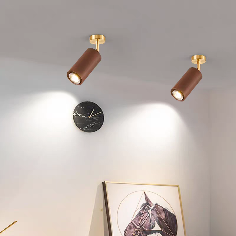 Liora Luz de riel LED de madera