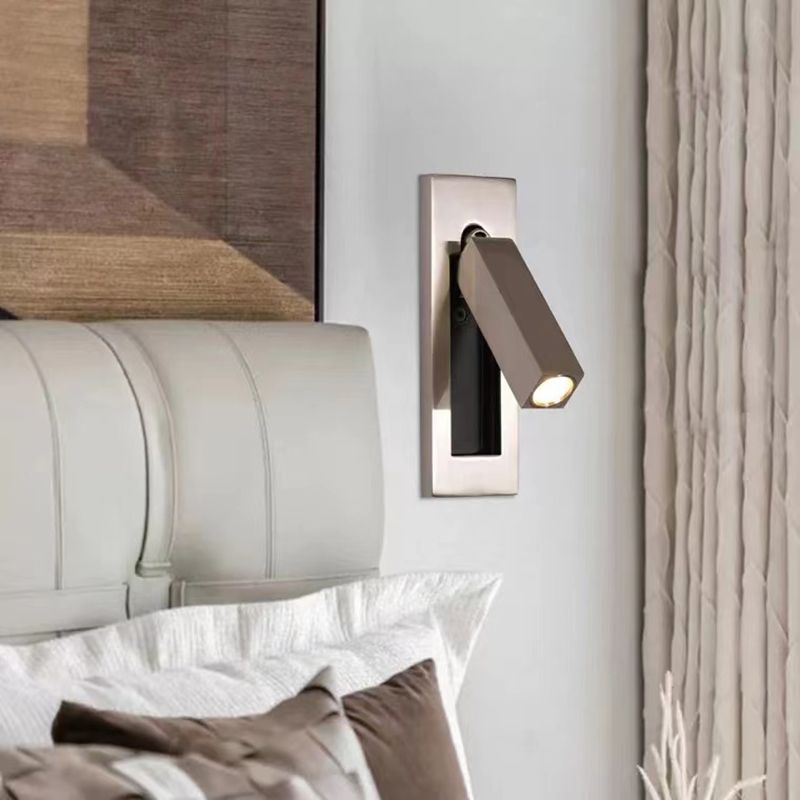 Ray Moderno LED Linterna de Pared Negro/Plata/Oro/Níquel Salón/Dormitorio Metal 15CM Largo