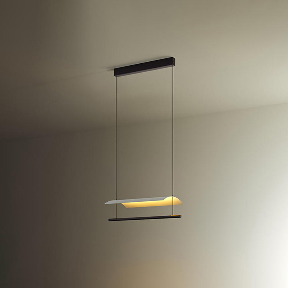 Arisha Minimalista Lineal Metal/Acrílico Lámpara Colgante